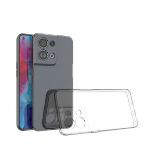 Тънък силиконов гръб 0.5mm - OPPO Reno8 5G прозрачен - Img 2