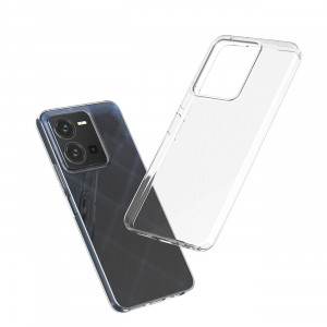 Тънък силиконов гръб 0.5mm - Vivo Y22 / Y22s / Y35 прозрачен - Img 4