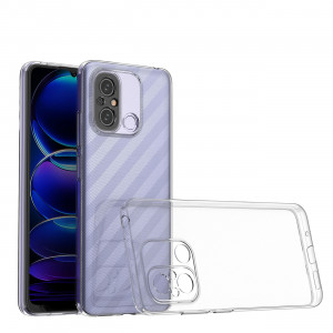 Тънък силиконов гръб 0.5mm - Xiaomi Poco C55 / Redmi 12C прозрачен - Img 8