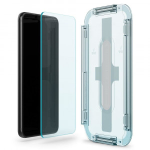2 бр. закален стъклен протектор SPIGEN TR Ez Fit с инструмент за поставяне - Samsung Galaxy S22 - Img 3