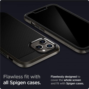 2 бр. закален стъклен протектор SPIGEN TR Ez Fit с инструмент за поставяне - iPhone 12 Pro Max - Img 17