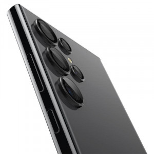 2 бр. протектор за камера SPIGEN Optik TR Ez Fit - Samsung Galaxy S24 Ultra с черна рамка - Img 4