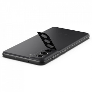2 бр. протектор за камера SPIGEN Optik TR - Samsung Galaxy S21 FE 5G с черна рамка - Img 5
