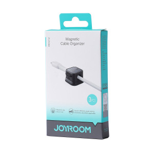 3 бр. органайзер за кабели с магнит JOYROOM JR-ZS368 черен - Img 5