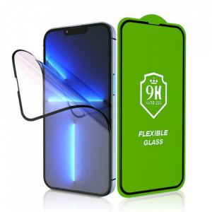 5D Full Glue гъвкав протектор с пълно покритие BESTSUIT Flexible - Huawei P20 lite с черна рамка - Img 7