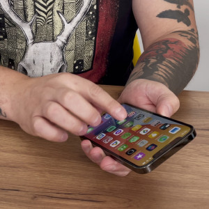 5D Full Glue закален стъклен протектор с пълно покритие WOZINSKY - Xiaomi Redmi 12 / Note 12R / Poco M6 Pro с черна рамка - Img 10