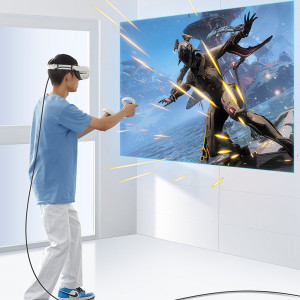 90° кабел за зареждане и данни UGREEN USB Type C към USB Type C 60W data transmission with VR goggles support (e.g. Oculus Quest 2) 5m черен (US551) - Img 4