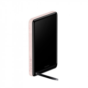BASEUS Magnetic Bracket с безжично зареждане бързо зареждане Външна батерия 10000mAh 20W розов (c BASEUS Xiaobai series бързо зареждане кабел Type-C към Type-C 60W(20V / 3A) 50cm бяла) Overseas Edition - Img 10