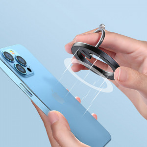 Joyroom kit multifunctional magnetic стойка за кола ring phone support черен (JR-ZS294) - Img 10