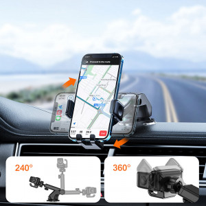 Joyroom mechanical car cockpit holder черен (JR-ZS283) - Img 3