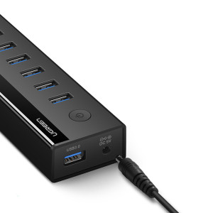 USB хъб UGREEN 7в1 USB Type A към 7x USB Type A 5Gb/s (US219) черен - Img 6