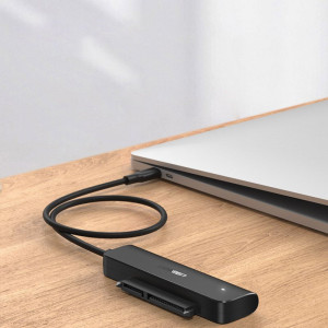 Адаптер Ugreen 2.5'' SATA III 3.0 HDD SSD към USB Type C 3.2 Gen 1 (SuperSpeed USB 5Gbps) (70610 CM321) черен - Img 4