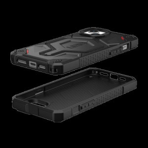 Армиран гръб UAG Monarch - iPhone 15 Plus черен кевлар - Img 4