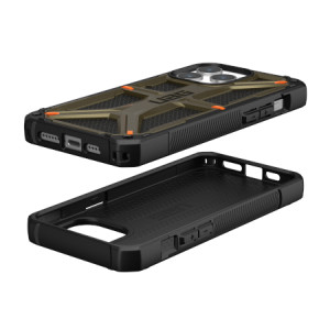 Армиран гръб UAG Monarch - iPhone 15 Pro Max зелен кевлар - Img 6
