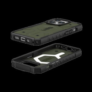 Армиран гръб UAG Pathfinder MagSafe - iPhone 15 Pro olive - Img 4
