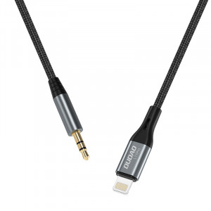 Аудио кабел DUDAO жак 3.5mm към Lightning 1m сив (L11PRO) - Img 3