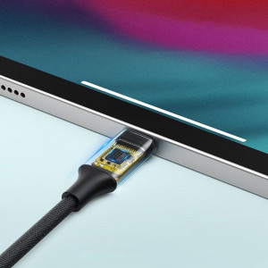 Аудио кабел UGREEN USB Type C (мъжко) към жак 3.5mm (женско) 0.1m черен (AV161 50631) - Img 5