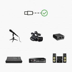 Аудио удължител UGREEN XLR (мъжко) към XLR (женско) 3m (AV130) черен - Img 11