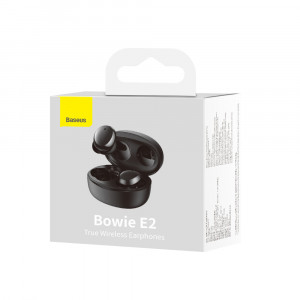Безжични bluetooth слушалки BASEUS Bowie E2 TWS 5.2 IP55 черни (NGTW090001) - Img 6
