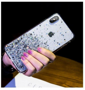 Блестящ гръб WOZINSKY Star - Xiaomi Redmi K40 / K40 Pro / K40 Pro Plus / Poco F3 / Mi 11i / Mi 11X черен - Img 8