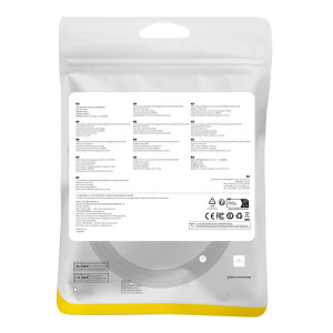 Бърз интернет кабел с оплетка BASEUS RJ45 cat.8 40Gb/s 1m черен - Img 8
