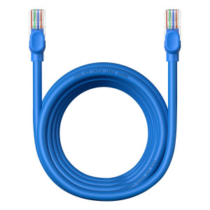 Бърз интернет кабел BASEUS High Speed cat.6 RJ45 1000Mb/s 5m син - Img 2
