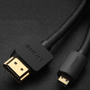 Видео кабел UGREEN Micro HDMI към HDMI 3m черен (HD127) - Img 7