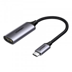 Видео кабел UGREEN USB Type C към HDMI 2.0 Adapter 4K @ 60 Hz Thunderbolt 3 for MacBook / PC сив (70444) - Img 1