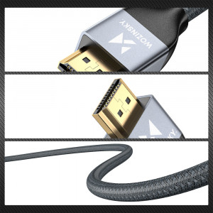 Видео кабел WOZINSKY HDMI 2.1 3m кабел сребърен - Img 16