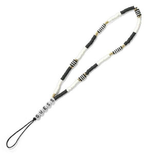 Висулка GUESS GUSTBCKH Heishi Beads черно и бяло - Img 2