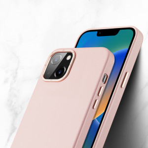 Гръб от еко кожа DUX DUCIS Grit MagSafe - iPhone 14 Plus розов - Img 7