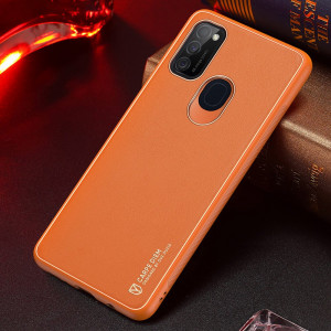 Гръб от еко кожа DUX DUCIS Yolo - Samsung Galaxy M30s оранжев - Img 14