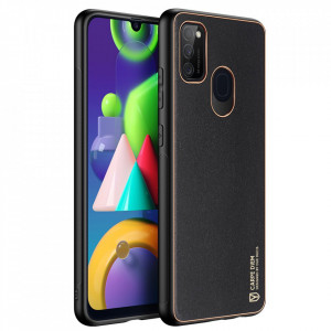 Гръб от еко кожа DUX DUCIS Yolo - Samsung Galaxy M30s черен - Img 3