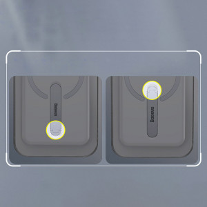 Гръб със стойка BASEUS Magnetic - iPhone 13 прозрачен - Img 14