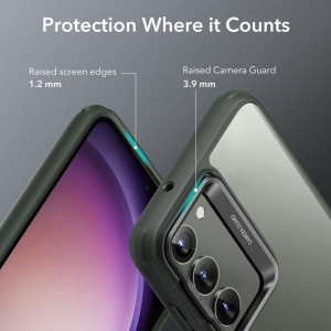 Гръб със стойка ESR Classic Kickstand - Samsung Galaxy S23+ прозрачен / зелен - Img 6