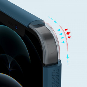 Гръб със стойка NILLKIN Super Frosted Shield - iPhone 13 Pro черен - Img 7