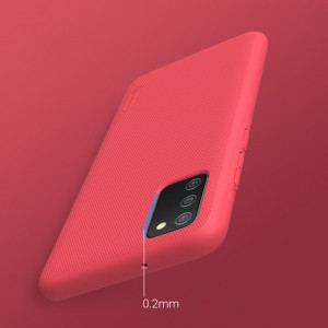 Гръб със стойка NILLKIN Super Frosted Shield - Samsung Galaxy A02s / M02s черен - Img 17