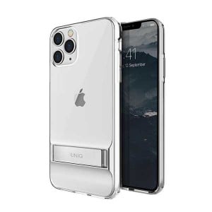 Гръб със стойка UNIQ Cabrio - iPhone 11 Pro прозрачен - Img 1