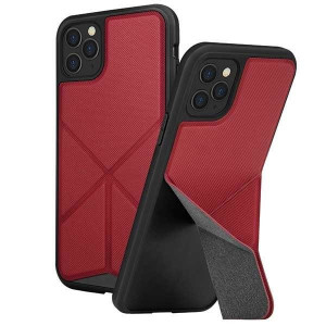 Гръб със стойка UNIQ Transforma - iPhone 11 Pro червен - Img 3