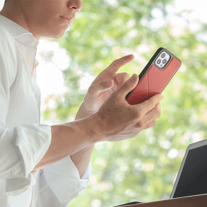 Гръб със стойка UNIQ Transforma - iPhone 12 mini сив - Img 5