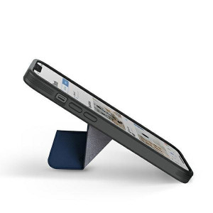 Гръб със стойка UNIQ Transforma MagSafe - iPhone 13 електрическосин - Img 6