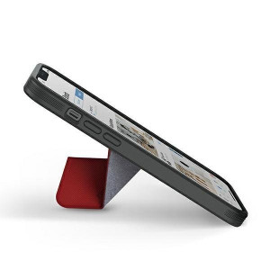 Гръб със стойка UNIQ Transforma MagSafe - iPhone 13 Pro червен корал - Img 7