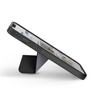 Гръб със стойка UNIQ Transforma MagSafe - iPhone 13 Pro черен абанос - Img 7