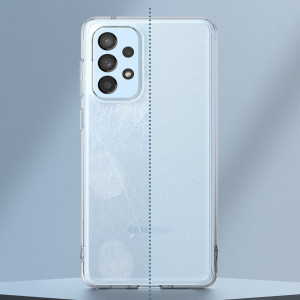 Гръб с гел рамка RINGKE Fusion Matte - Samsung Galaxy A73 5G полупрозрачен - Img 3