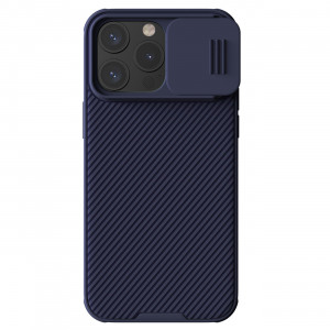 Гръб с подвижно покритие за камерата NILLKIN CamShield Pro с вграден магнит - iPhone 15 Pro Max лилав - Img 1