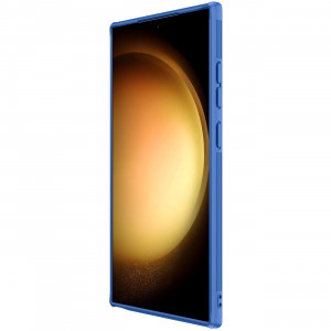 Гръб с подвижно покритие за камерата NILLKIN CamShield Pro - Samsung Galaxy S24 Ultra син - Img 5