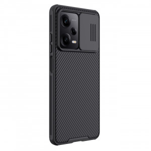 Гръб с подвижно покритие за камерата NILLKIN CamShield Pro - Xiaomi Poco X5 Pro 5G / Redmi Note 12 Pro 5G черен - Img 6
