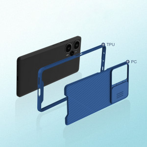 Гръб с подвижно покритие за камерата NILLKIN CamShield Pro - Xiaomi Poco F5 / Redmi Note 12 Turbo черен - Img 9