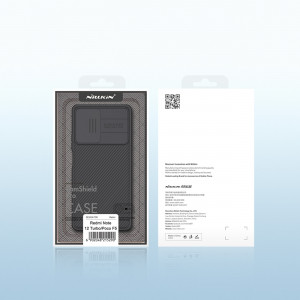 Гръб с подвижно покритие за камерата NILLKIN CamShield Pro - Xiaomi Poco F5 / Redmi Note 12 Turbo черен - Img 19