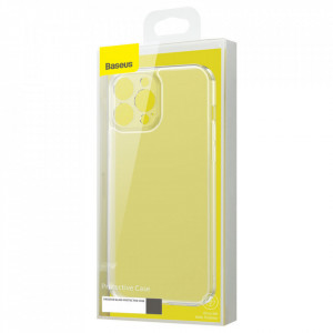 Гръб BASEUS Frosted Glass - iPhone 13 Pro прозрачен - Img 5